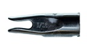 Nock Traditional Bearpaw (Black, 11/32")