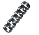 Fixing Ring Pyramid Silver Harrows