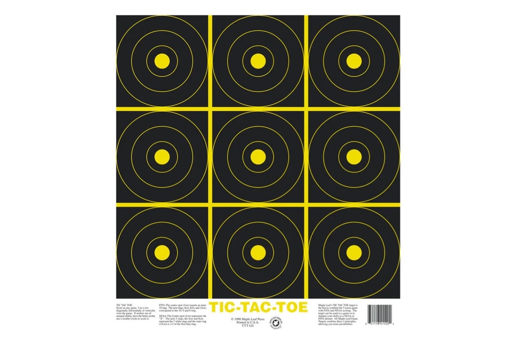 Blason Tic Tac Toe Maple Leaf