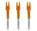 Encoche lumineuse pour flèche X Orange Lumenok