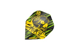 Ailettes Savage Yellow-Green Harrows