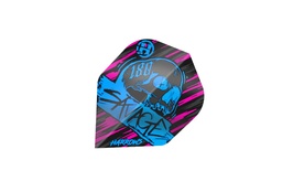 Ailettes Savage Aqua-Pink Harrows