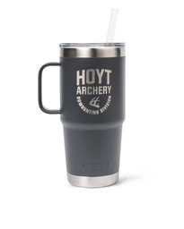 Thermos Yeti Rambler Mug with Straw, Charcoal Hoyt 