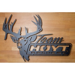 Metal Sign Trash Buck Hoyt